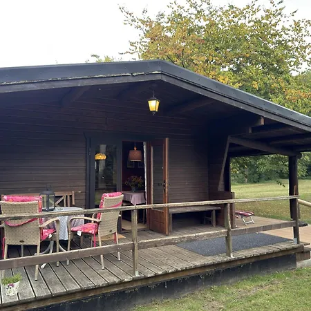 Blockhaeuser Auf Reiterhof In