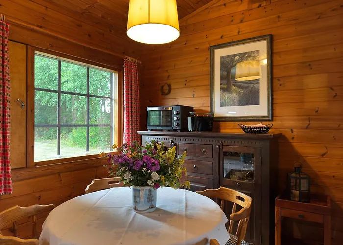 Blockhaeuser Auf Reiterhof In Eschede